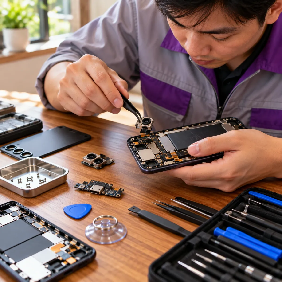 Camera, loa, mic, chân sạc – FixNhanh